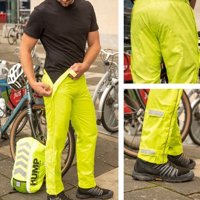 Sobrepantalón Impermeable Mac in a Sac Full Zip Overtrouser Negro
