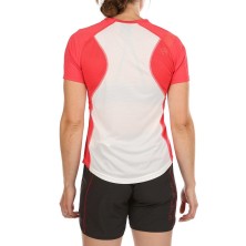 Camiseta La Sportiva M/corta mujer Catch White/Hibiscus