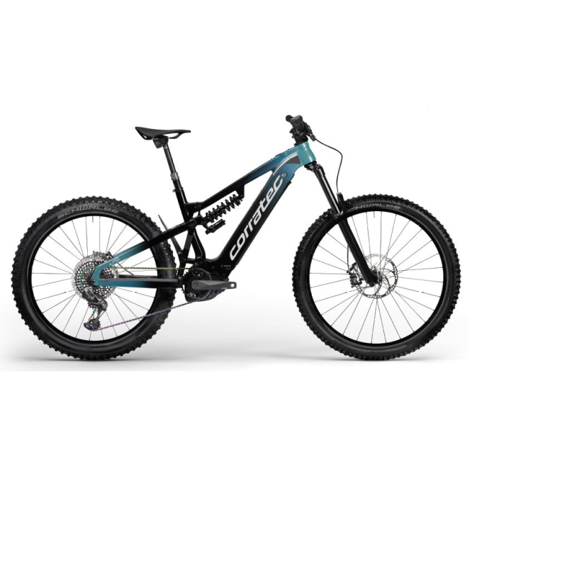 Bicicleta eléctrica MTB Corratec E-Power ILink 180 Race Verde Negro 2022
