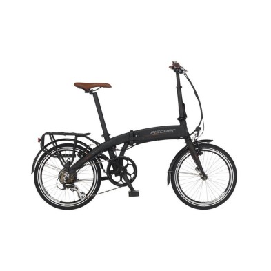 Bicicleta Eléctrica plegable Fischer FR 18 Negra