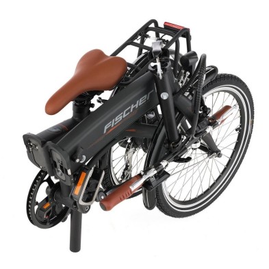Bicicleta Eléctrica plegable Fischer FR 18 Negra