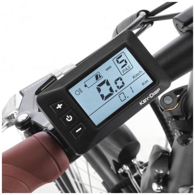 Bicicleta Eléctrica plegable Fischer FR 18 Negra