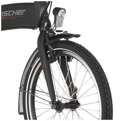Bicicleta Eléctrica plegable Fischer FR 18 Negra