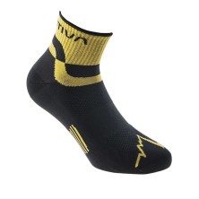 Calcetines trail running negro amarillo La Sportiva