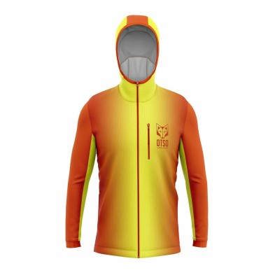 Sudadera Sport Otso Fluor Orange & Fluor Yellow