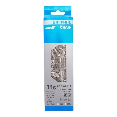 Cadena Shimano 11V HG701 126L Quick Link