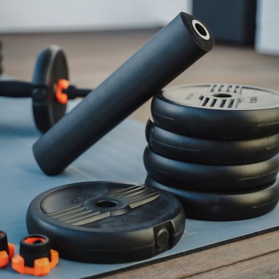 Xiaomi Fed Kit mancuernas V2 + Barra + Pesa rusa Xiaomi 10 kg con sensor