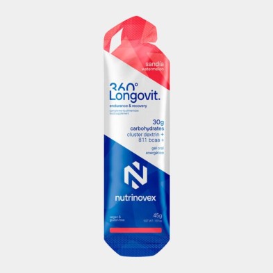 Nutrinovex gel energético Longovit 360º Gel - Sandía