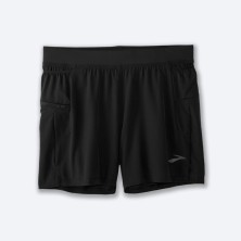 Short running Brooks Sherpa 5" 2 en 1 hombre negro