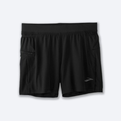 Short running Brooks Sherpa 5" 2 en 1 hombre negro