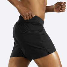 Short running Brooks Sherpa 5" 2 en 1 hombre negro