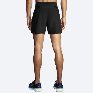 Short running Brooks Sherpa 5" 2 en 1 hombre black