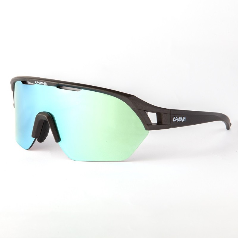 Eassun Gafas Glen gris lente azul revo
