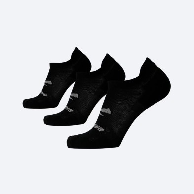 Calcetines Brooks Run-In No Show Pack de 3 negro