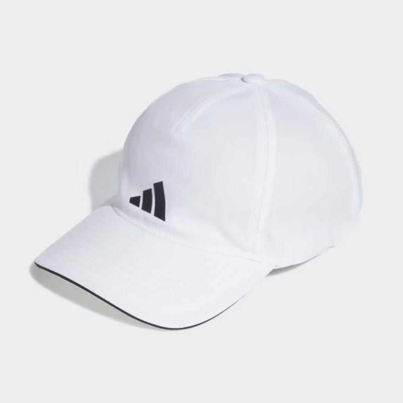Gorra visera Adidas Aeroready Training Running Baseball blanca