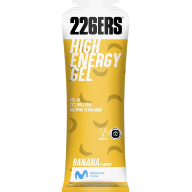 High energy gel Platano