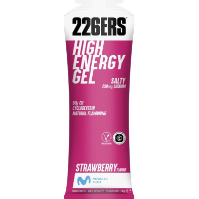 High Energy Gel 76g Fresa salada
