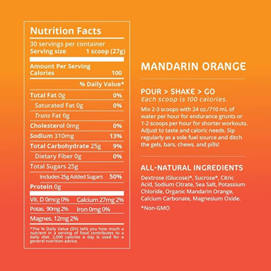 Endurance Fuel 810g naranja mandarina