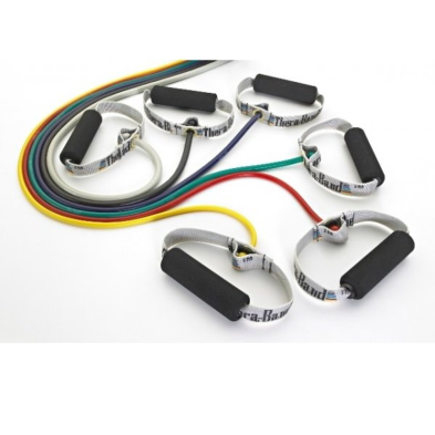 Gomas de resistencia con asas Thera-Band