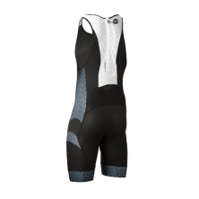 Traje Triatlón S/Mangas PREMIUM AIRFLOW - negro/gris