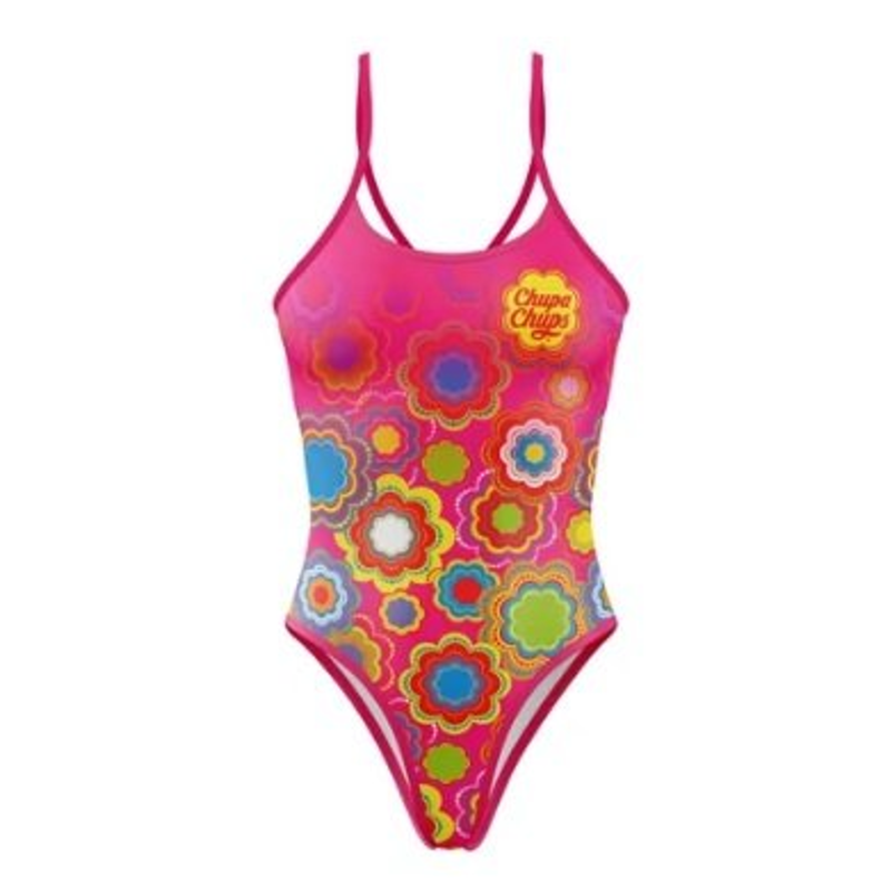 Bañador mujer Chupa Chups Floral Pink Otso