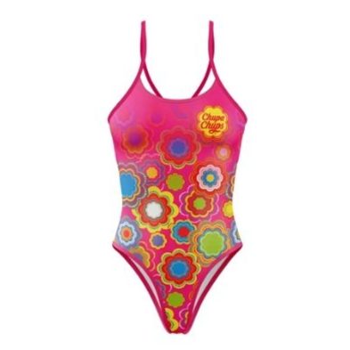 Bañador mujer Chupa Chups Floral Pink Otso