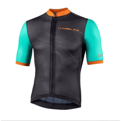Maillot Bas Ergo Mesh M/C negro-azul-naranja Nalini