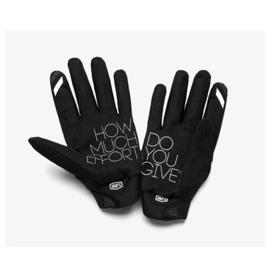 Guantes Brisker naranja fluor negro