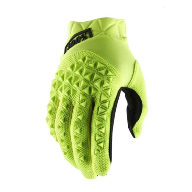 Guantes Airmatic amarillo fluor negro 100%