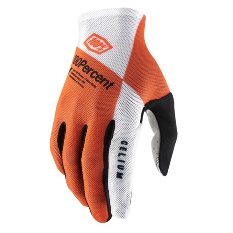 Guantes largos Celium naranja blanco