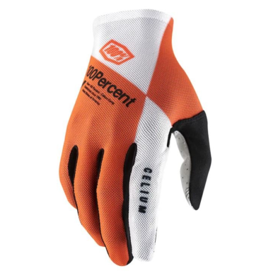 Guantes largos Celium naranja blanco