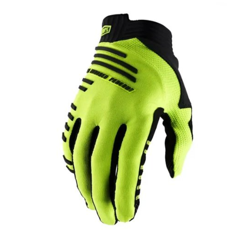 Guantes largos R-Core amarillo fluor 100%
