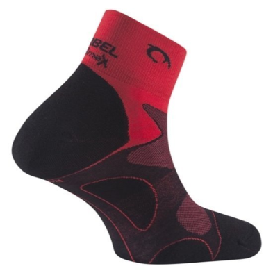 Calcetines Desafio negro/rojo