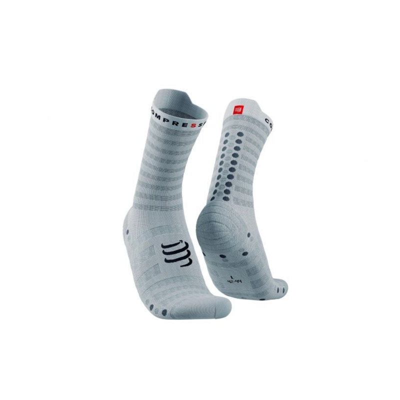 Calcetines Pro Racing Ultralight V4.0 High Blanco Compressport