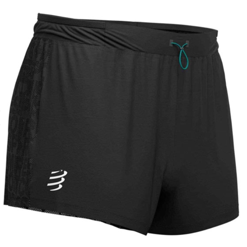 Pantalones Corto Racing Split Negro Compressport