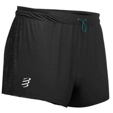 Pantalones Corto Racing Split Negro Compressport