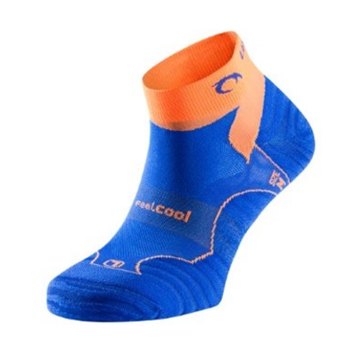 Calcetines Tiwar azul royal naranja Lurbel