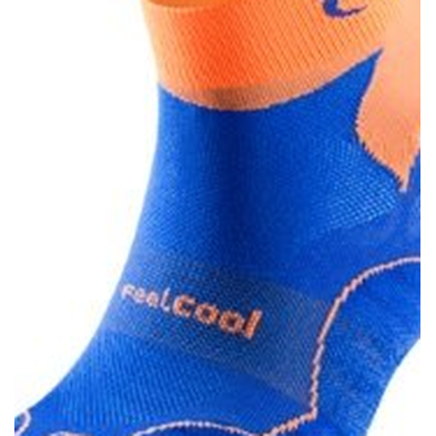 Calcetines Tiwar azul royal naranja