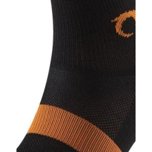 Calcetines Trail Running Marca Kids negro naranja
