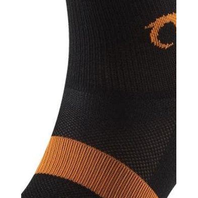 Calcetines Trail Running Marca Kids negro naranja