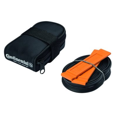 Bolsa sillín + Cámara 700 válvula Presta 60 mm + 2 desmontables