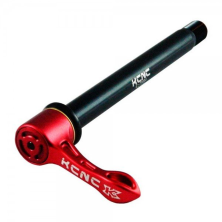 Eje pasante delantero KQR07 PressClick MTB 15mm rojo