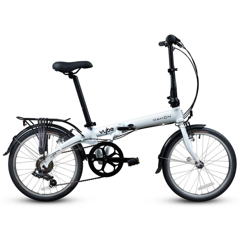 Bicicleta plegable Vybe D7 blanca