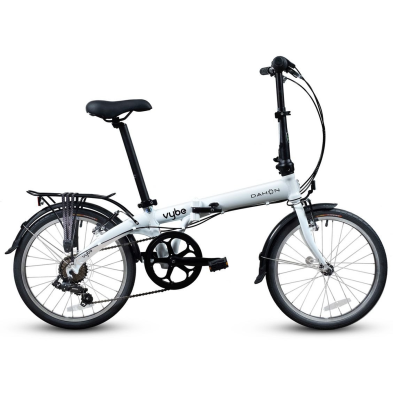 Bicicleta plegable Vybe D7 blanca