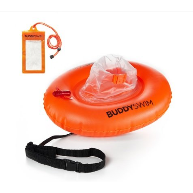 Boya natacion hydrastation 10L naranja Buddyswim
