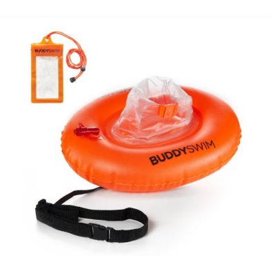 Boya natacion hydrastation 10L naranja Buddyswim
