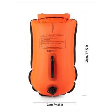 Boya de seguridad agua abiertas LLS 20L naranja