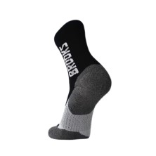 Calcetines Brooks Ghost Crew Black/BR Crew talón