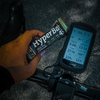 Barrita energética Crown Sport Nutrition HyperBar 45 Cafeína gominola Neutro deportes