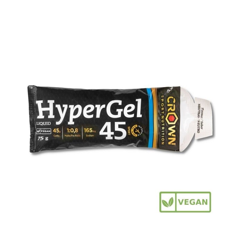 Gel energético Crown Sport Nutrition HyperGel 45 Neutro